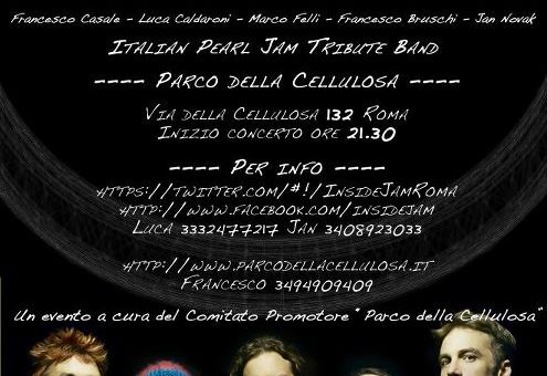 EVENTO 12/05/2012: Inside Jam – Cover Pearl Jam al Parco della Cellulosa