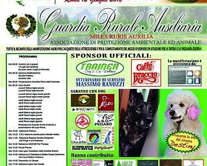 Evento: Mostra Canina, Guardia Rurale Ausiliaria Coordinamento Nazionale Roma