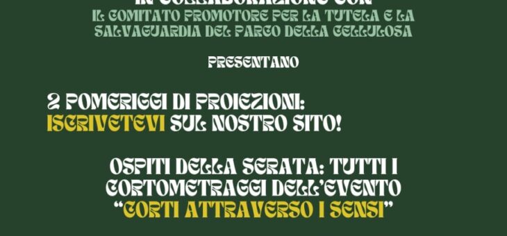 Corti attraverso i sensi – 30/11 – 1/12