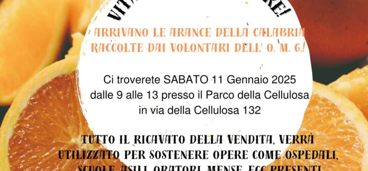 Arance solidali. Operazione Mato Grosso – 11 gennaio