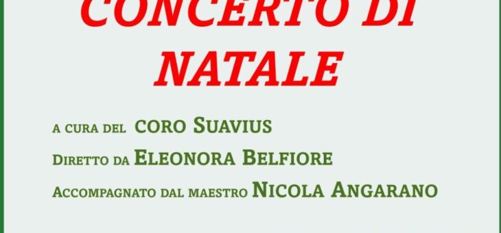 Concerto di Natale – 15 dicembre